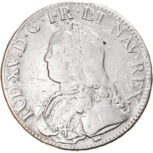 Moneda, Francia, Louis XV, Écu aux branches d'olivier, Ecu, 1737, Paris, BC+
