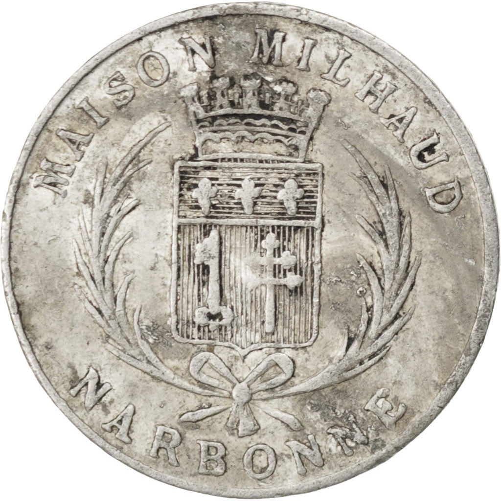 France, 5 Centimes, 1917, EF(40-45), Aluminium, Elie #50.4, 0.79
