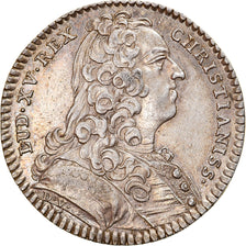 France, Jeton, Louis XV, Trésor Royal, History, 1739, Duvivier, SUP, Argent