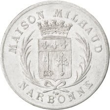 Narbonne, Maison Milhaud, 25 Centimes 1917, Elie 50.6