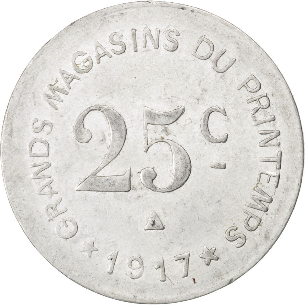 Narbonne, Maison Milhaud, 25 Centimes 1917, Elie 50.6