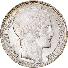 Moeda, França, Turin, 10 Francs, 1939, Paris, AU(55-58), Prata, KM:878