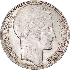Moneta, Francja, Turin, 10 Francs, 1939, Paris, MS(60-62), Srebro, KM:878