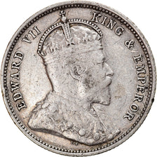 Coin, Ceylon, Edward VII, 50 Cents, 1903, EF(40-45), Silver, KM:99