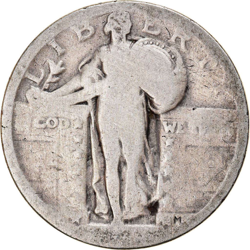 Coin, United States, Standing Liberty Quarter, Quarter, Uncertain date, U.S.