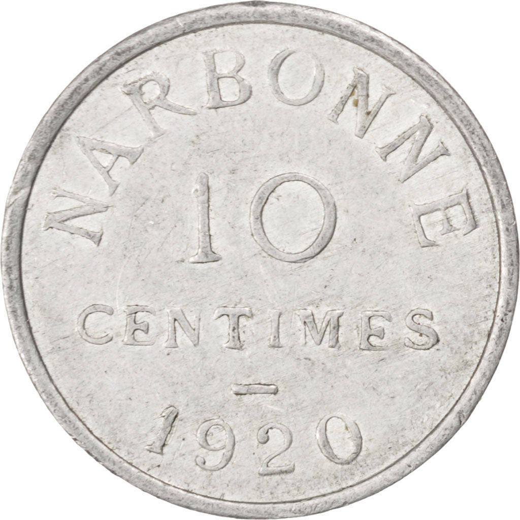 Coin, France, 10 Centimes, 1920, EF(40-45), Aluminium, Elie:10.1a