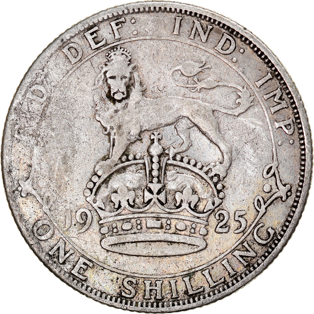 Coin, Great Britain, George V, Shilling, 1925, VF(30-35), Silver, KM:816a
