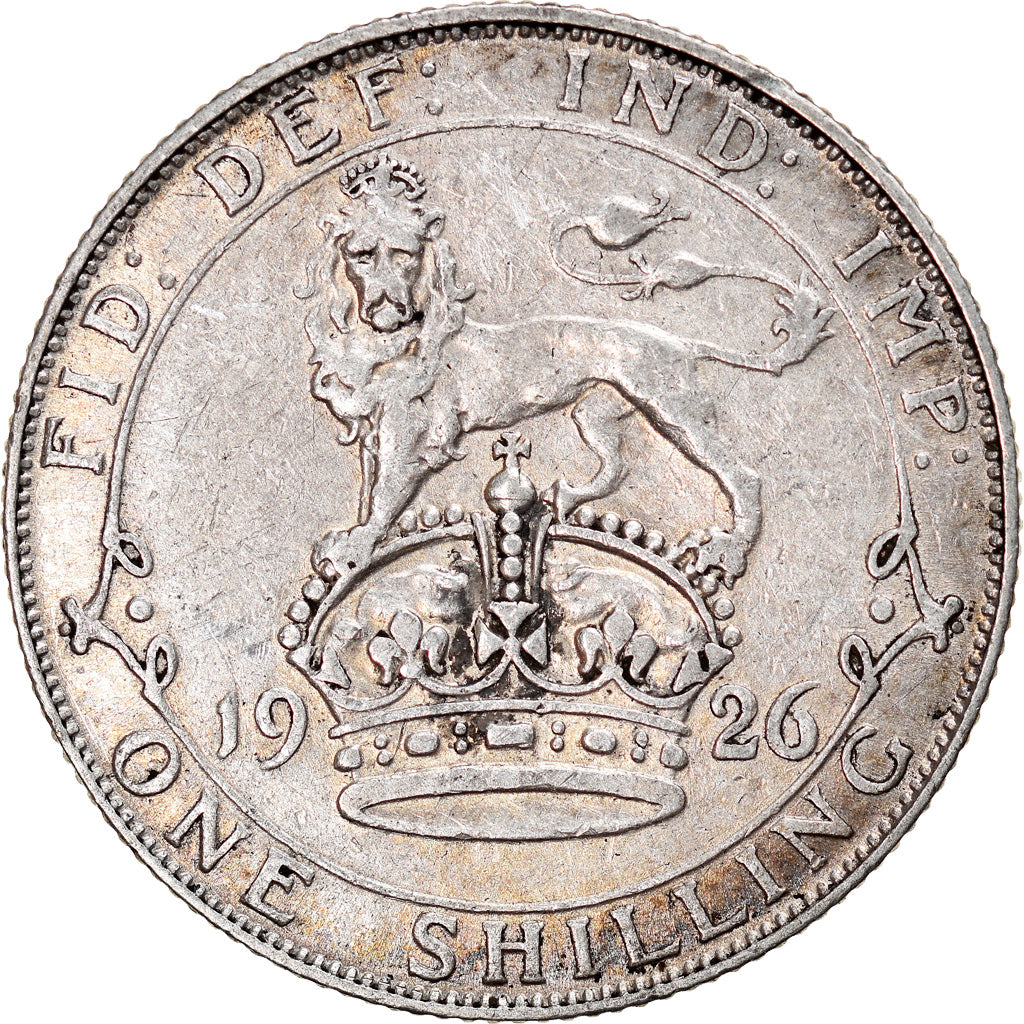 Coin, Great Britain, George V, Shilling, 1926, EF(40-45), Silver, KM:816a