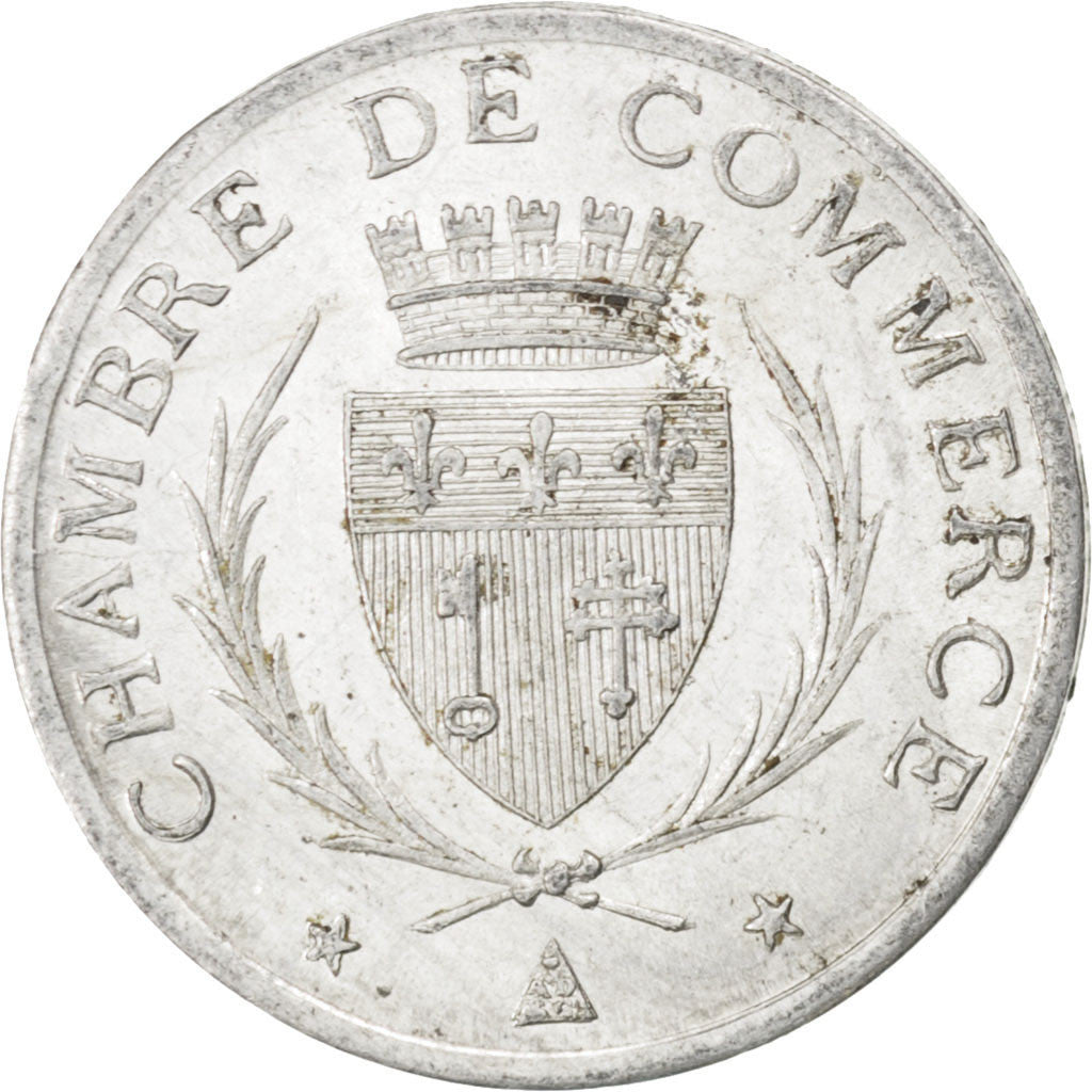 France, 10 Centimes, 1920, AU(50-53), Aluminium, Elie #10.1a, 0.91