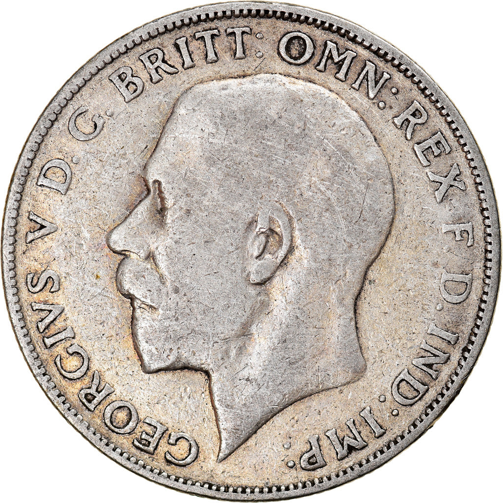 Coin, Great Britain, George V, Florin, Two Shillings, 1924, VF(30-35), Silver