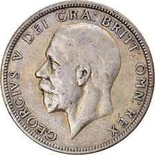 Moeda, Grã-Bretanha, George V, Florin, Two Shillings, 1928, VF(30-35), Prata