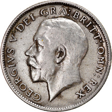 Coin, Great Britain, George V, 6 Pence, 1921, VF(30-35), Silver, KM:815a.1