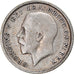 Münze, Großbritannien, George V, 6 Pence, 1924, S+, Silber, KM:815a.1