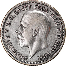 Coin, Great Britain, George V, 6 Pence, 1929, EF(40-45), Silver, KM:832