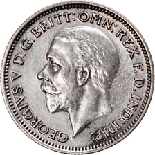Coin, Great Britain, George V, 6 Pence, 1936, AU(50-53), Silver, KM:832