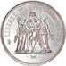 Coin, France, Hercule, 50 Francs, 1977, Paris, MS(60-62), Silver, KM:941.1