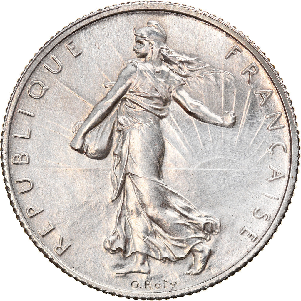 Moneta, Francia, Semeuse, 2 Francs, 1914, Castelsarrasin, SPL, Argento