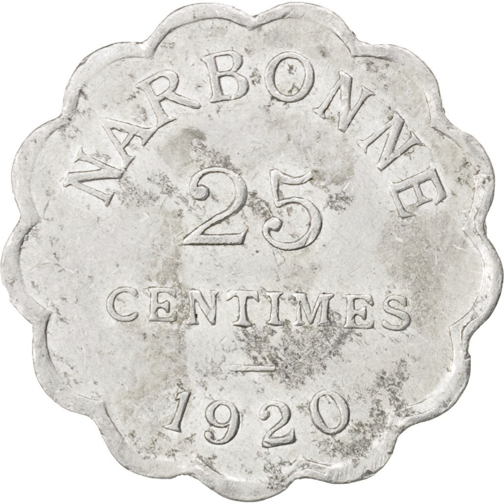 Monnaie, France, 25 Centimes, 1920, TTB, Aluminium, Elie:10.2