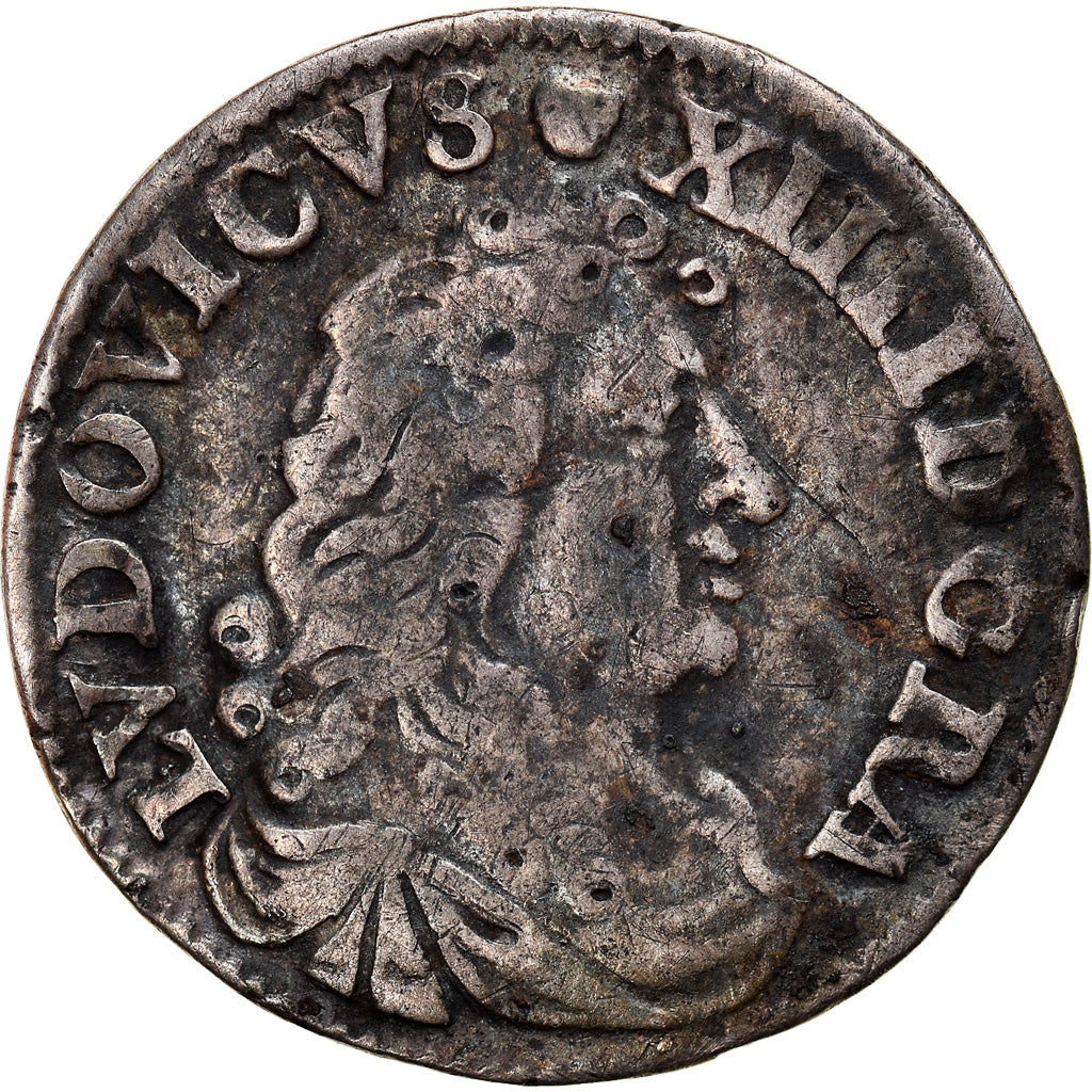 Moneta, Francja, Louis XIV, 4 Sols dits « des Traitants », 4 Sols, 1676