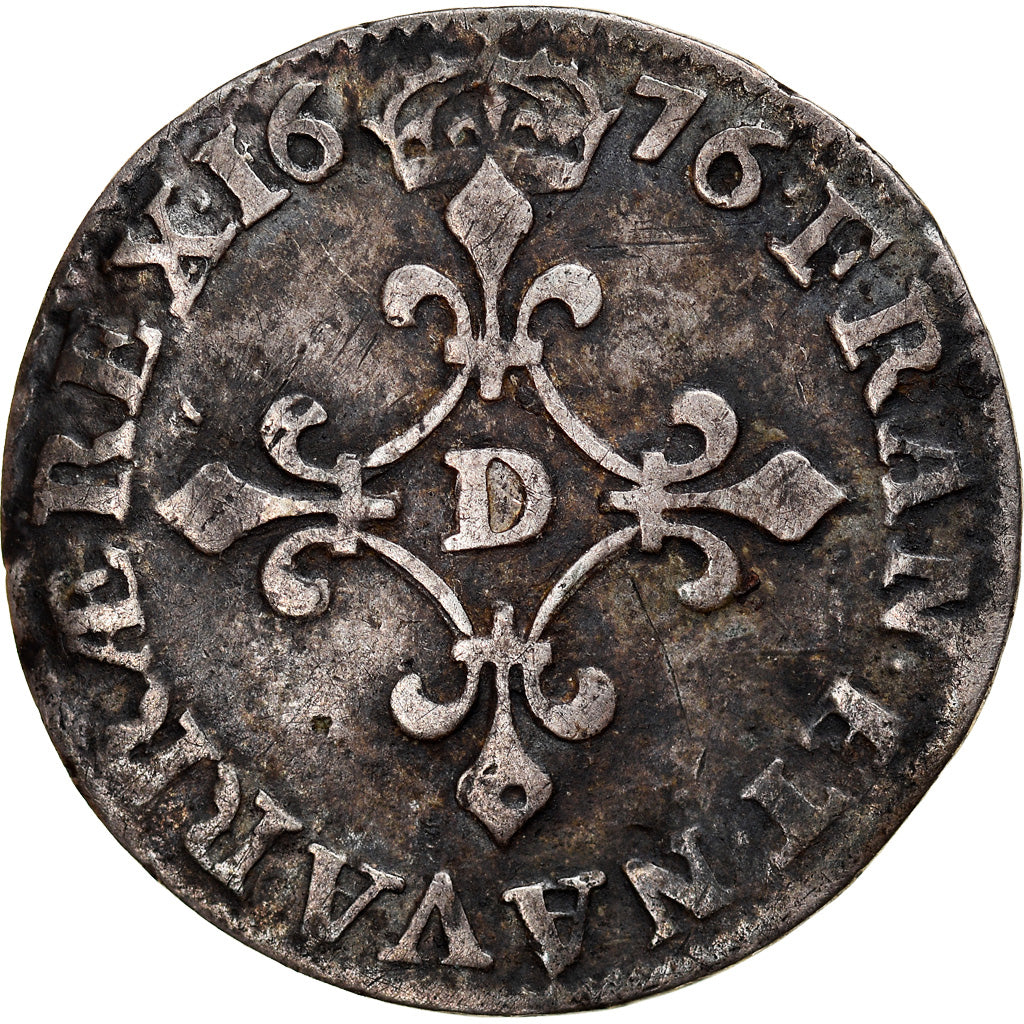 Moneta, Francja, Louis XIV, 4 Sols dits « des Traitants », 4 Sols, 1676