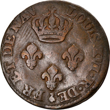 Moeda, GUIANA FRANCESA, 2 Sous, 1789, Paris, VF(30-35), Lingote, KM:1