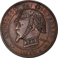 Coin, France, Napoleon III, Napoléon III, 10 Centimes, 1853, Rouen, Satirique