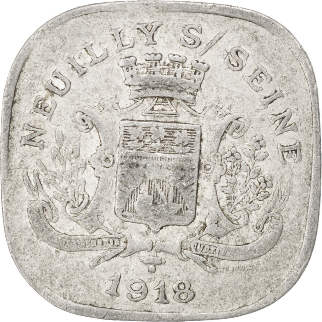 Neuilly-sur-Seine, Solidarité Commerciale et Industrielle, 20 Centimes 1918, Eli