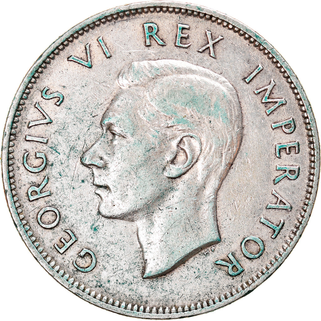Munten, Zuid Afrika, George VI, 2-1/2 Shillings, 1943, Pretoria, FR+, Zilver
