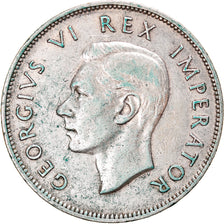 Munten, Zuid Afrika, George VI, 2-1/2 Shillings, 1943, Pretoria, FR+, Zilver