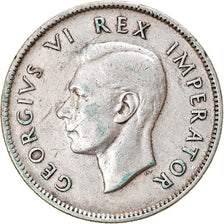 Münze, Südafrika, George VI, 2 Shillings, 1943, Pretoria, SS, Silber, KM:29