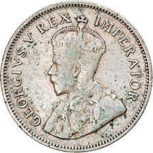 Moneda, Sudáfrica, George V, Shilling, 1933, MBC, Plata, KM:17.3