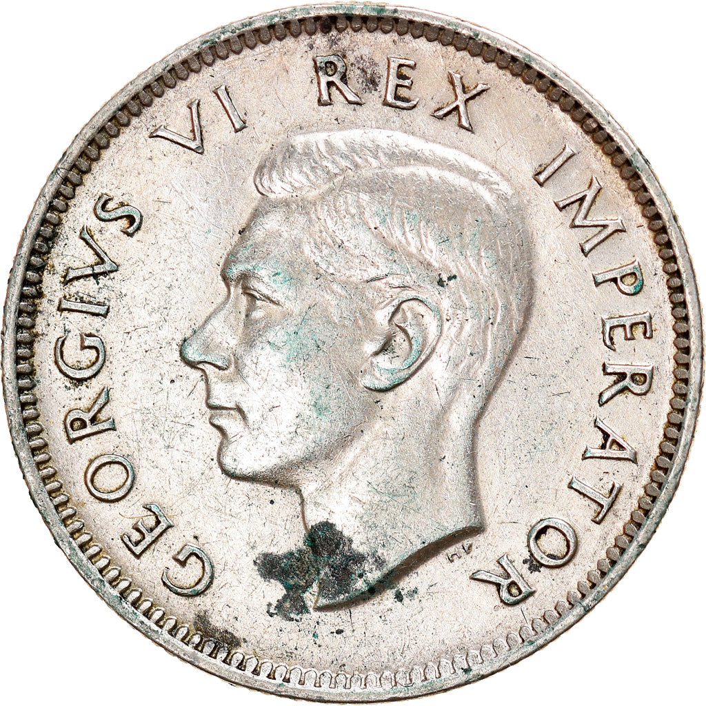 Monnaie, Afrique du Sud, George VI, Shilling, 1943, Pretoria, TTB, Argent, KM:28