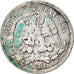 Moneda, México, 25 Centavos, 1881, Guanajuato, BC+, Plata, KM:406.5