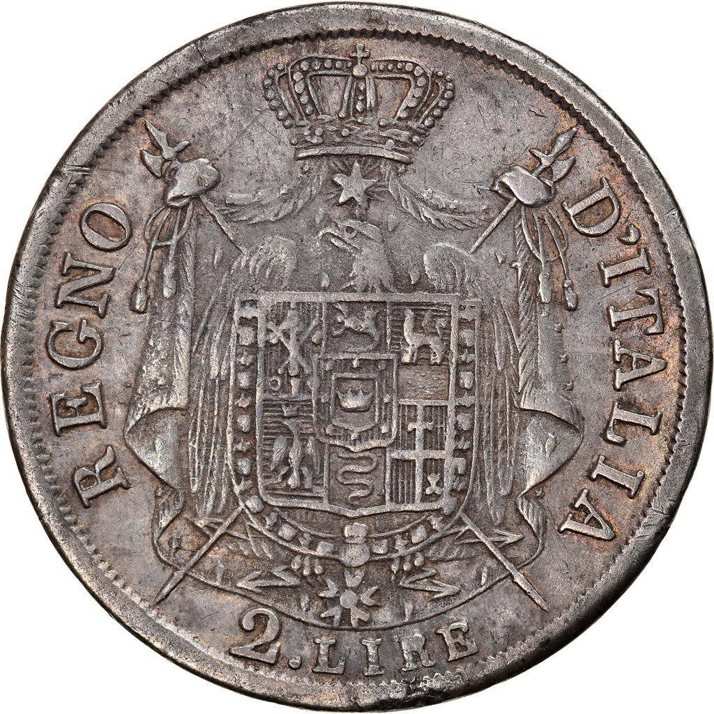 Coin, ITALIAN STATES, KINGDOM OF NAPOLEON, Napoleon I, 2 Lire, 1809, Milan