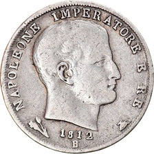 Moneta, STATI ITALIANI, KINGDOM OF NAPOLEON, Napoleon I, Lira, 1812, Bologna