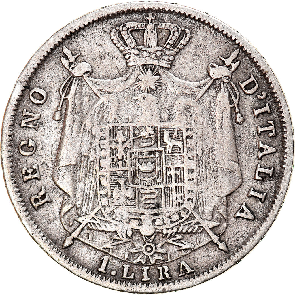 Moneta, STATI ITALIANI, KINGDOM OF NAPOLEON, Napoleon I, Lira, 1812, Bologna