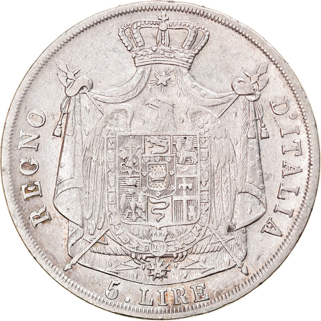 Coin, ITALIAN STATES, KINGDOM OF NAPOLEON, Napoleon I, 5 Lire, 1812, Milan