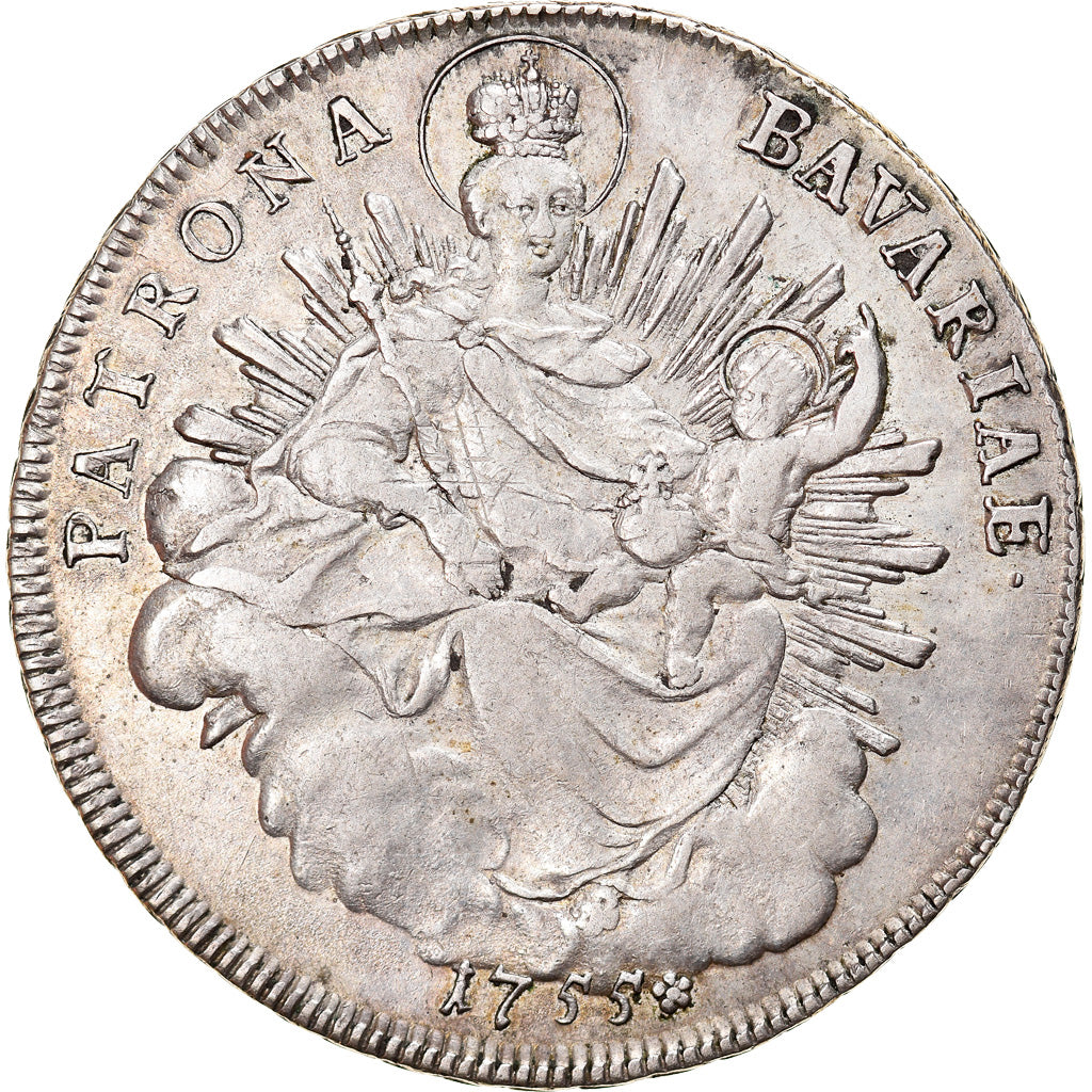 Coin, German States, BAVARIA, Maximilian III, Josef, Thaler, 1755, Munich