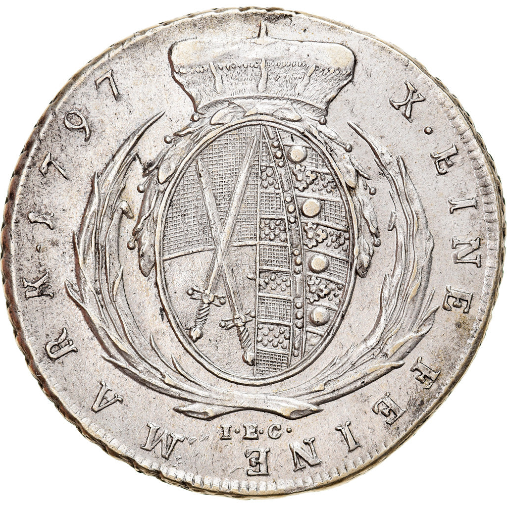 Coin, German States, SAXONY-ALBERTINE, Friedrich August III, Thaler, 1797, IEC