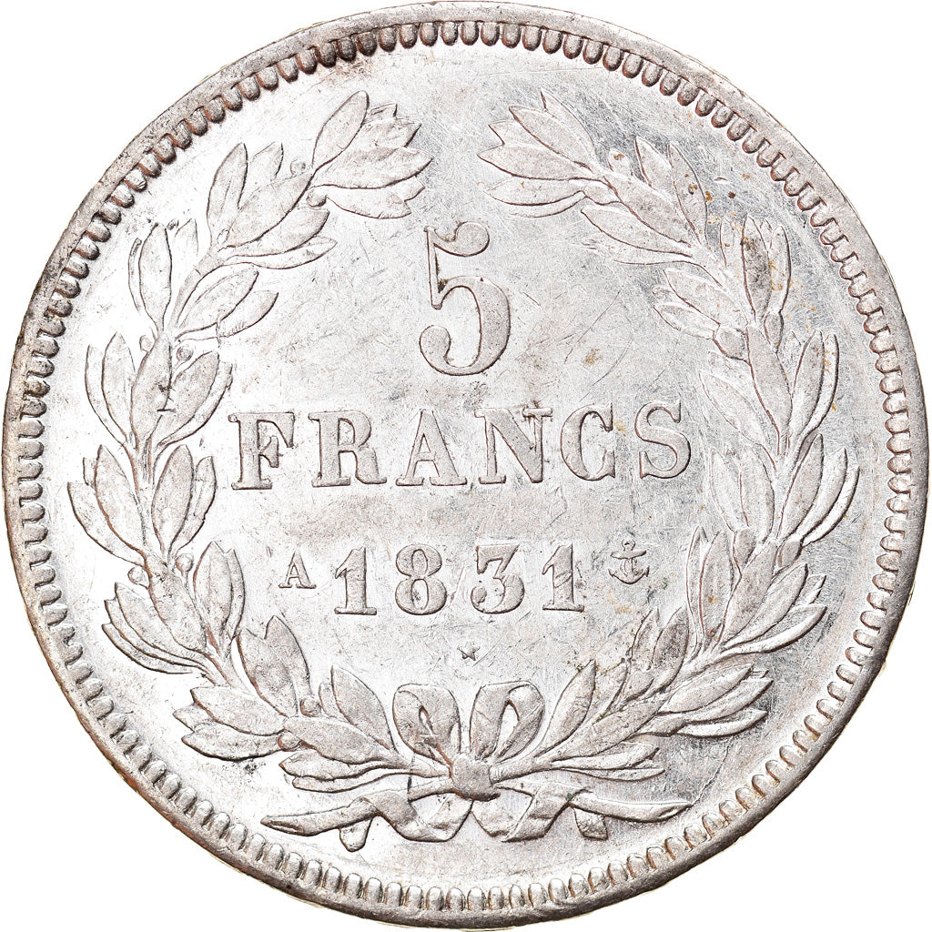 Monnaie, France, Louis-Philippe, 5 Francs, 1831, Paris, SUP, Argent