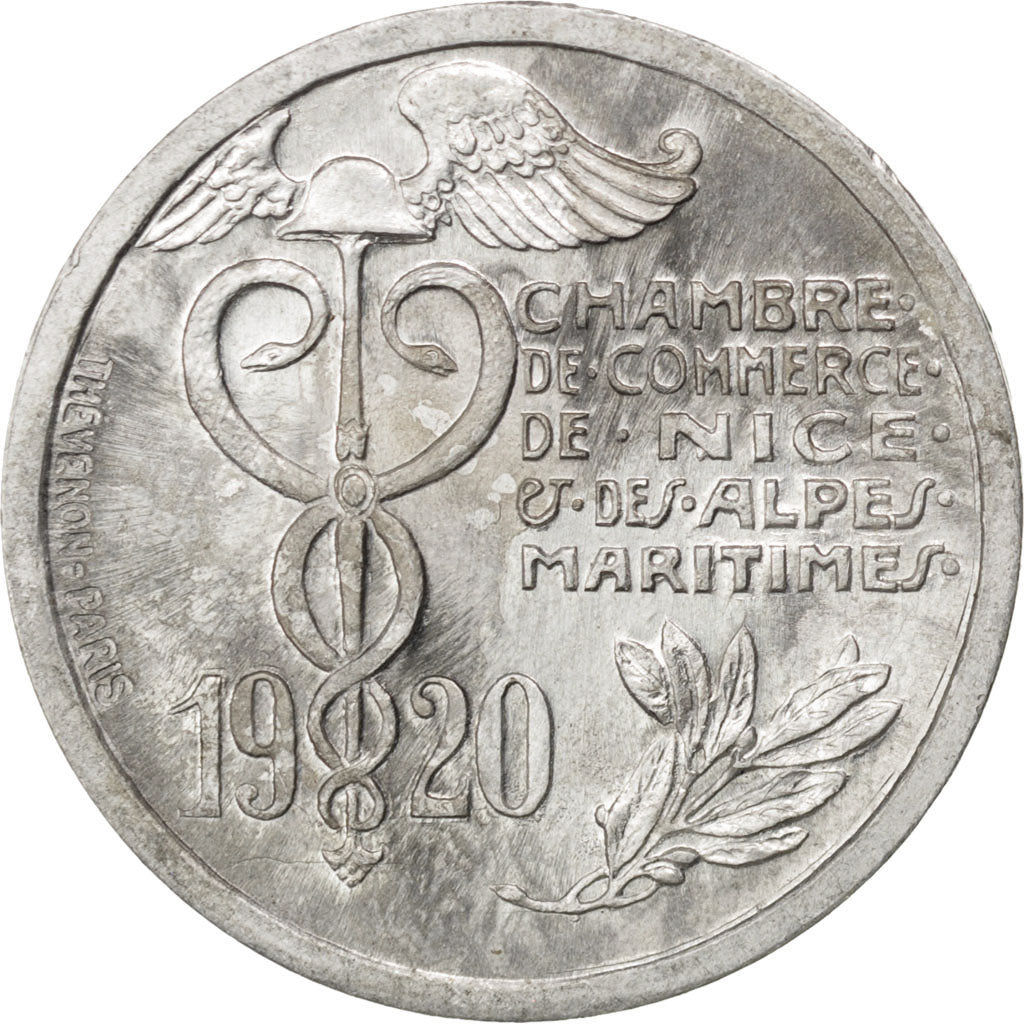 Coin, France, 10 Centimes, 1920, AU(50-53), Aluminium, Elie:10.2