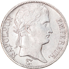 Moeda, França, Napoléon I, 5 Francs, 1812, Bayonne, EF(40-45), Prata