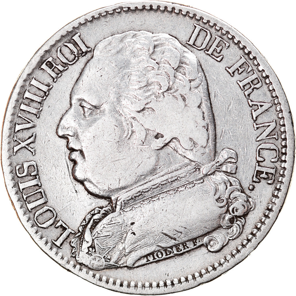 Coin, France, Napoléon I, 5 Francs, 1815, Perpignan, VF(30-35), Silver
