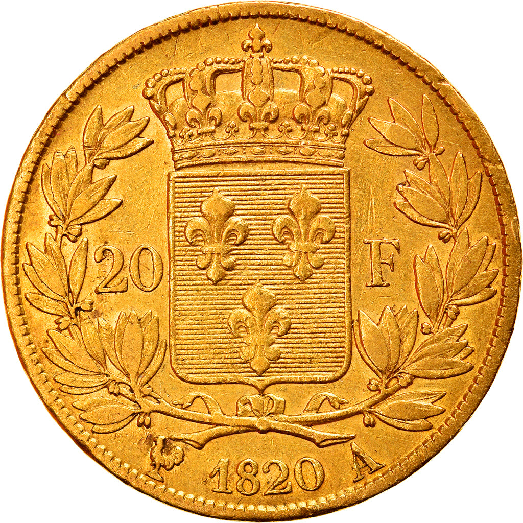 Münze, Frankreich, Louis XVIII, Louis XVIII, 20 Francs, 1820, Paris, SS, Gold