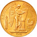 Moneda, Francia, Génie, 100 Francs, 1886, Paris, MBC+, Oro, KM:832