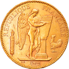 Moneta, Francia, Génie, 100 Francs, 1908, Paris, BB+, Oro, KM:858