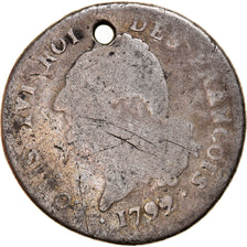 Moneda, Francia, Louis XIV, 30 sols françois, 30 Sols, 1792, Lille, BC, Plata