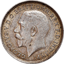 Coin, Great Britain, George V, 3 Pence, 1915, AU(50-53), Silver, KM:813
