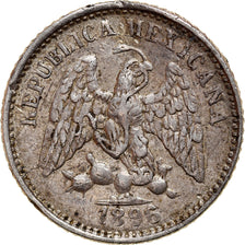 Coin, Mexico, 5 Centavos, 1896, Mexico City, VF(20-25), Silver, KM:398.7