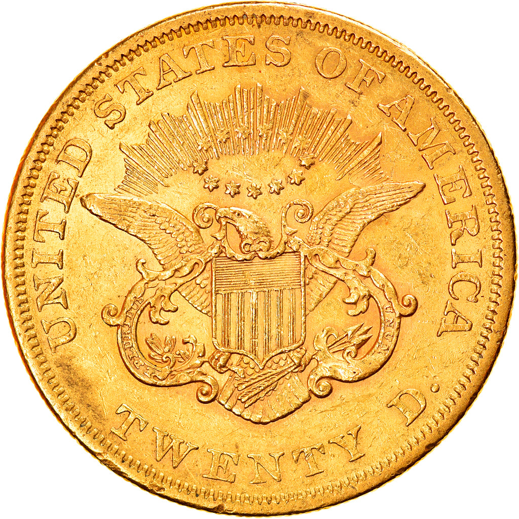 Moneda, Estados Unidos, Liberty Head, $20, Double Eagle, 1861, U.S. Mint